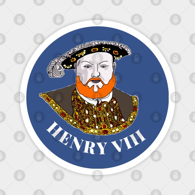 Tudor King Henry VIII of England Magnet by EmmaFifield